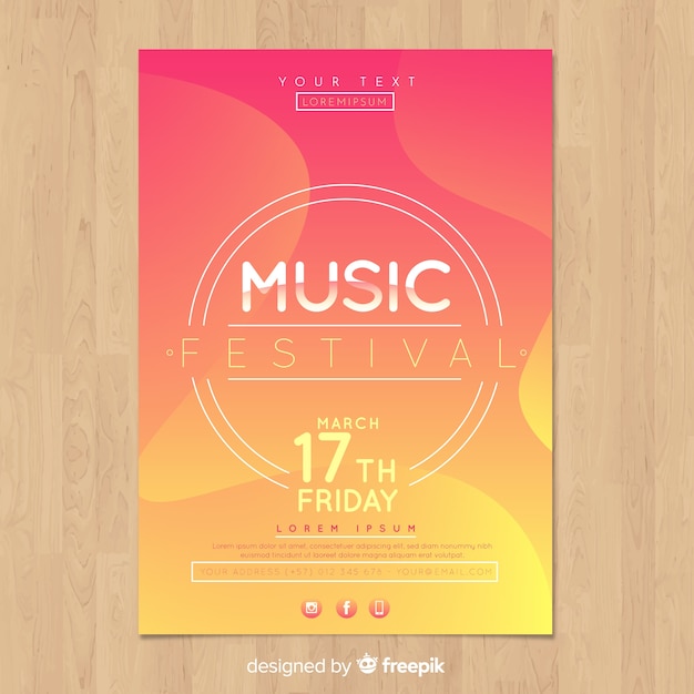 Musikfestival-poster