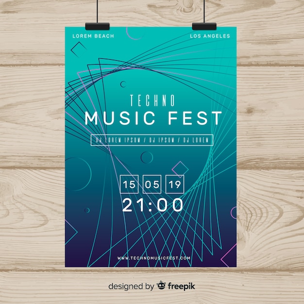 Musikfestival-poster