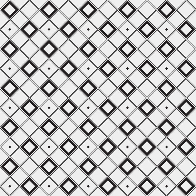 Muster geometrischen mit umrissen quadraten