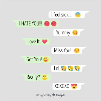 Nachrichten mit emojis-reaktionen
