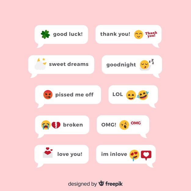 Nachrichten mit Emojis-Reaktionen