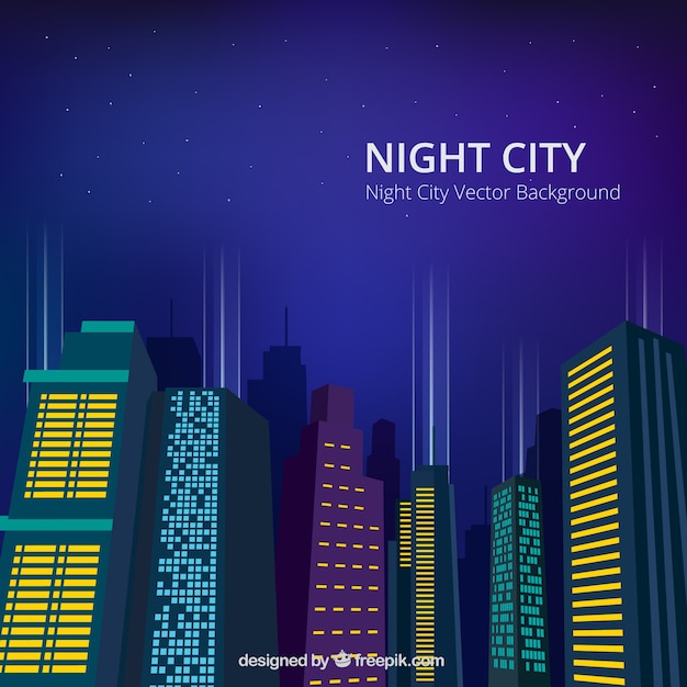 Nacht-Stadt-Hintergrund