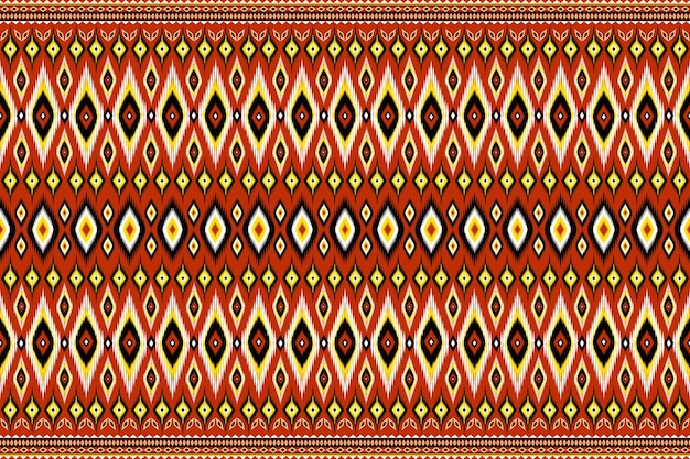 Nahtlose geometrische ethnische asiatische orientalische und traditionelle musterdesign für textur und hintergrund. seiden- und stoffmusterdekoration für teppiche, kleidung, verpackungen und tapeten