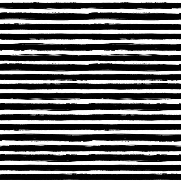 Kostenloser Vektor nahtlose muster auf weißem hintergrund mit schwarz hand gezeichnet linie