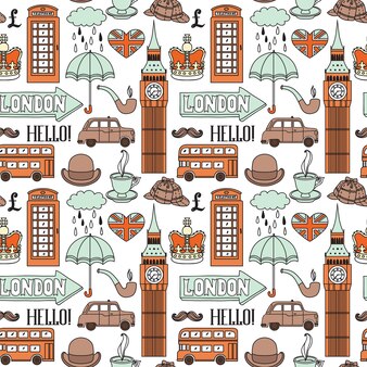 Premium Vektor London Sehenswurdigkeiten Design