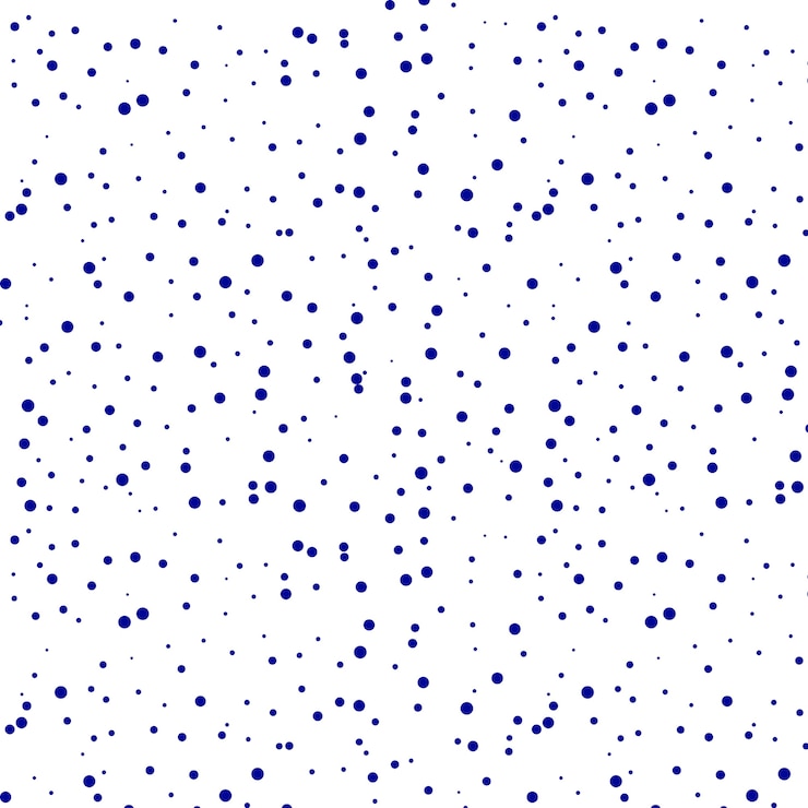 Kostenlose Vektor nahtlose textur mit zufällig beabstandeten punkten.