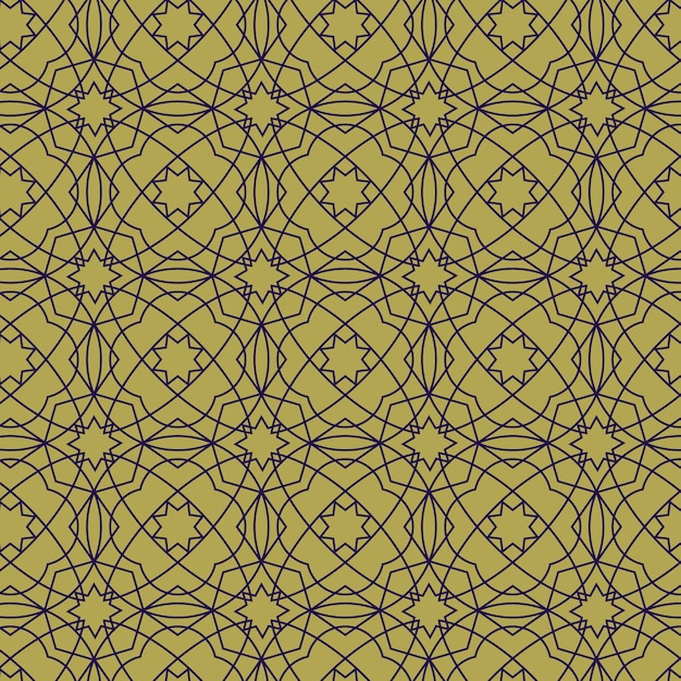 Nahtloses Muster der flachen Design-Arabeske