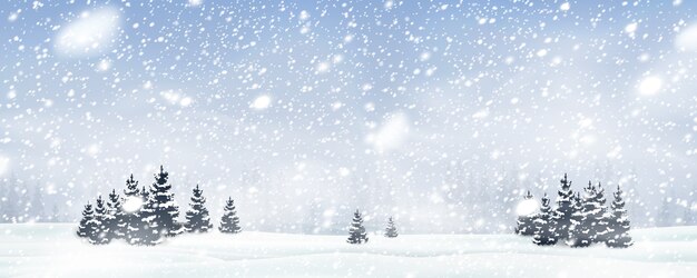 Schneefall Weihnachten 2022 Blauer schneehintergrund. winterhimmel. weiße schneeflocken. hellblauer