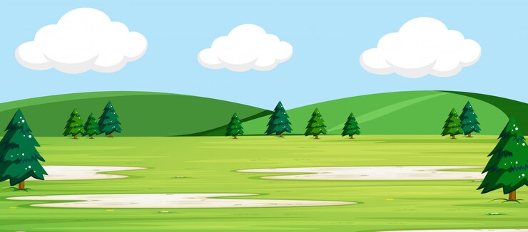 Kostenlose Vektor naturpark im freien