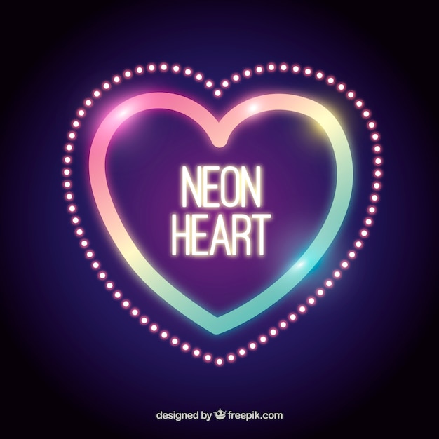 Neon herz