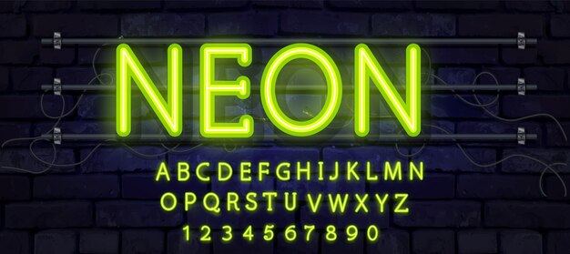 Vektor New York City Plakat Mit Textschriftarten In Form Von Neon Oder Elektrischen Zeichen Kostenlose Vektor