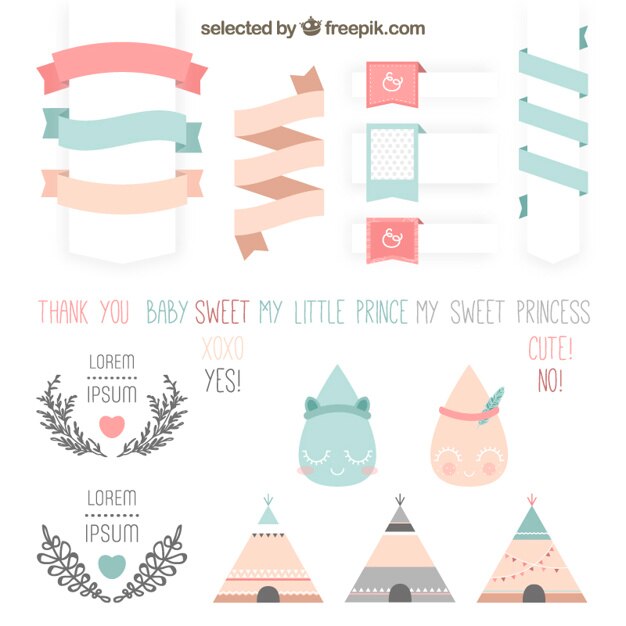 Nette Babypartydekoration