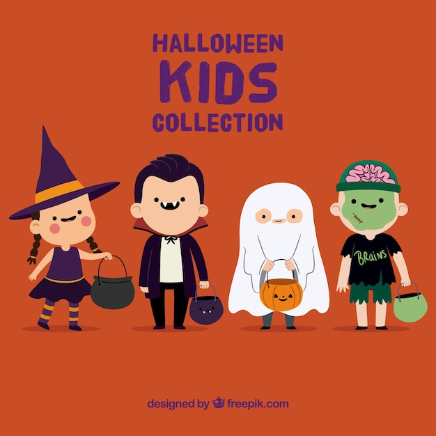 Nette halloween kinderkollektion