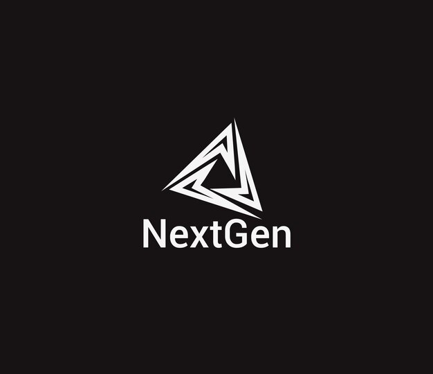 Nextgen Logo-Vektor-Vorlagen-Design.