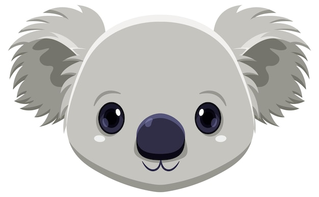 Kostenloser Vektor niedliche koala-cartoon-figur