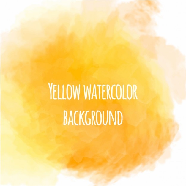 Kostenlose Vektor nizza gelben aquarell hintergrund