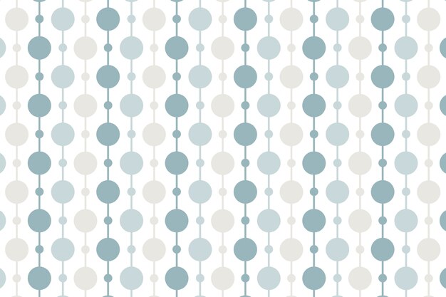 Nordische Musterillustration des flachen Designs