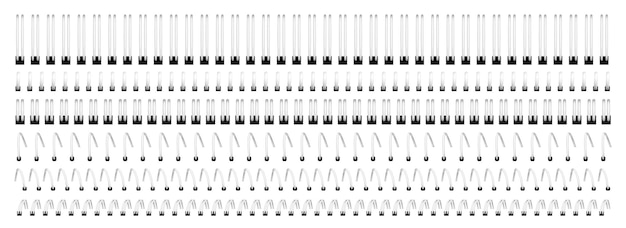 Kostenloser Vektor notebook-spiraldraht bindet