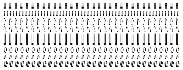 Kostenloser Vektor notebook-spiralen, ringbindungen aus drahtstahl und federset