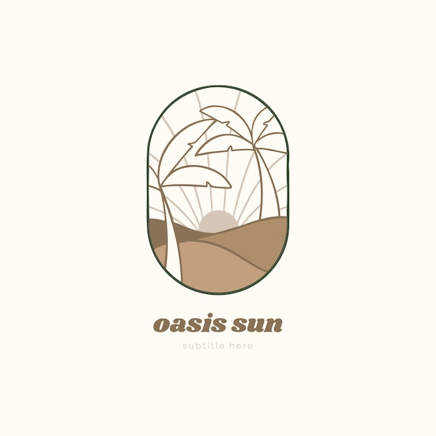 Oasis-Logo-Vorlage