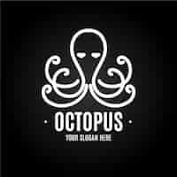 Kostenloser Vektor octopus-logo-konzept