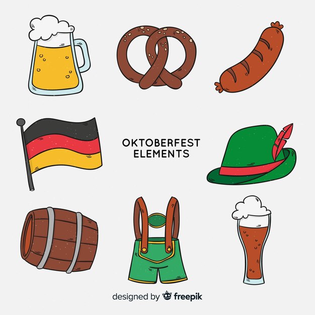 Oktoberfest-elemente festgelegt