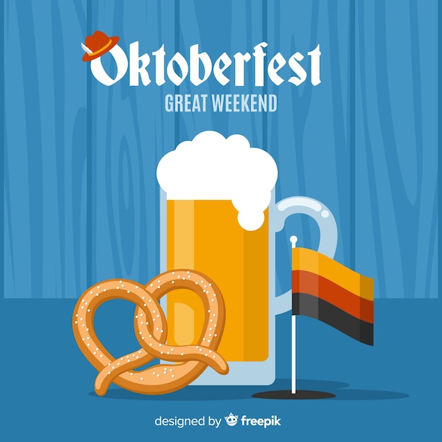 Oktoberfest hintergrund konzept