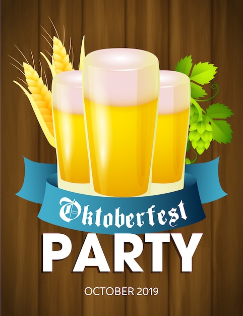 Oktoberfest-party-flyer