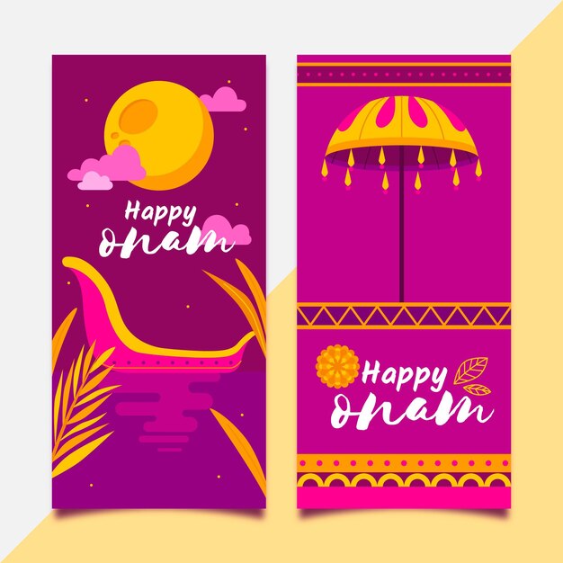 Onam vertikale banner