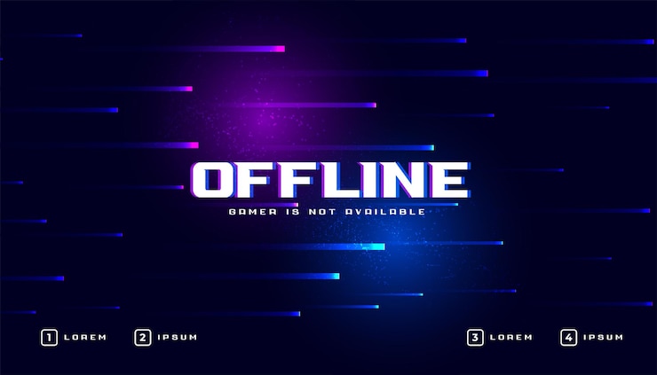 Kostenlose Vektor online-gaming-twitch-banner für den e-sport-streamer