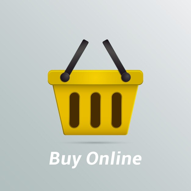 Online-Shopping Hintergrund-Design