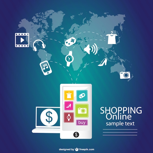 Online-shopping-infografik