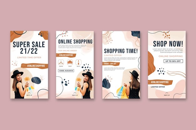 Online-Shopping-Instagram-Geschichte