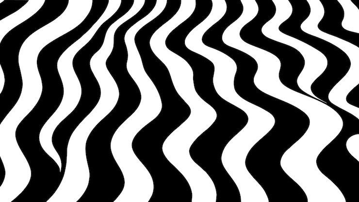 Kostenlose Vektor optische illusionsstreifen