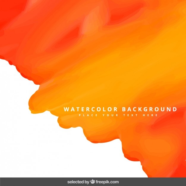 Orange aquarell hintergrund