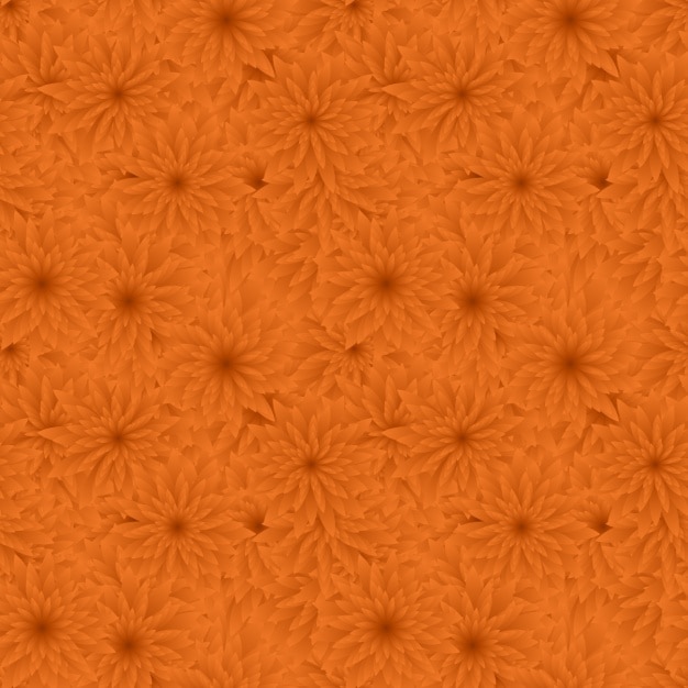 Kostenloser Vektor orange blumen hintergrund