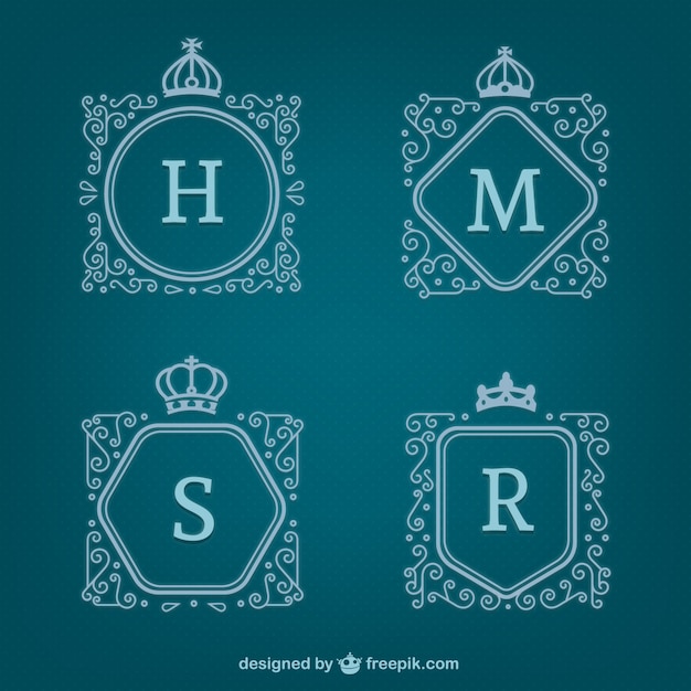 Ornamental brief logos