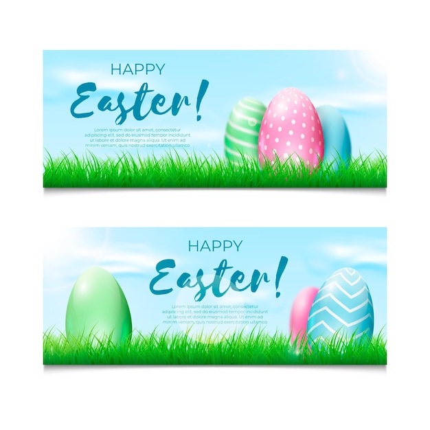 Ostern tag event banner gesetzt