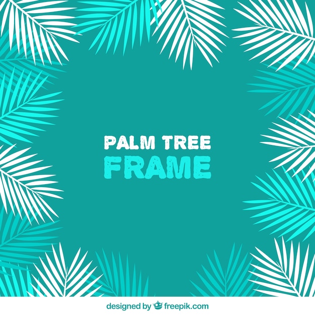 Palmblätter Rahmen