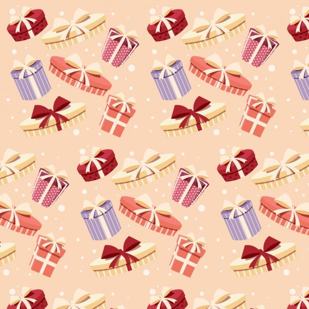 Pattern design mit geschenken