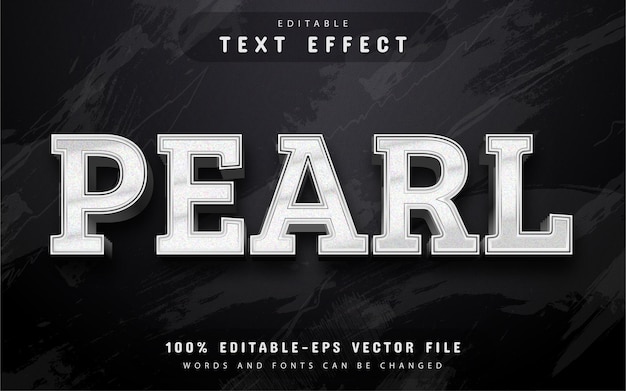 Pearl 3d-texteffekt bearbeitbar