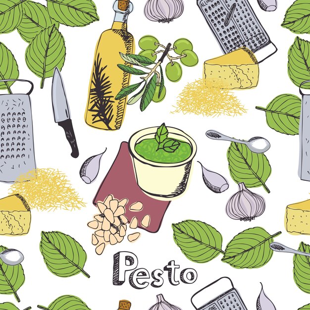 Pesto Hintergrund