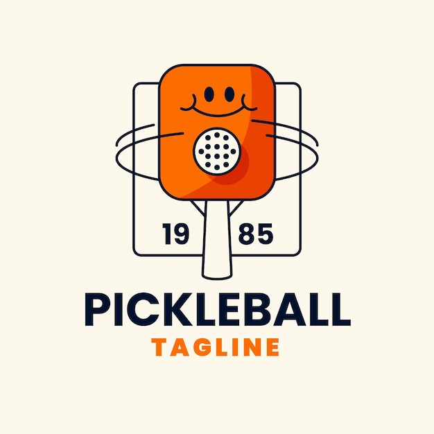 Pickleball-logo-vorlage