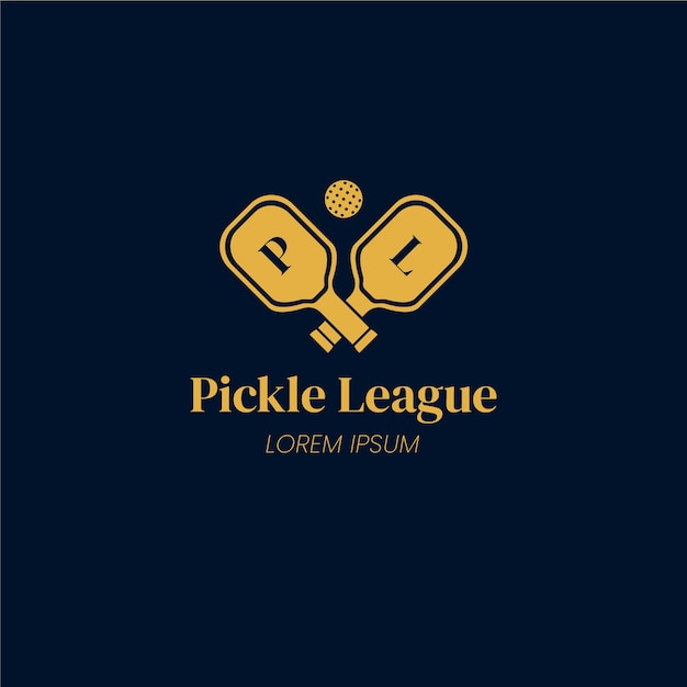 Pickleball-logo-vorlage