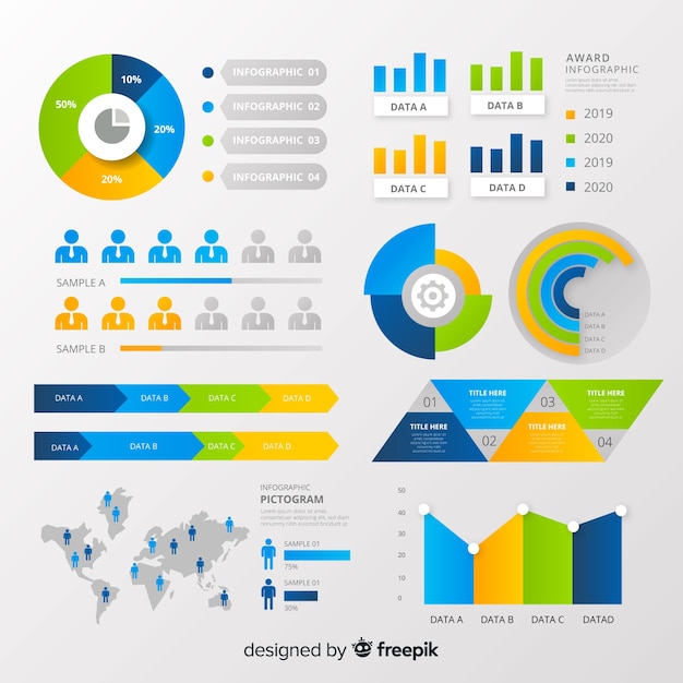 Piktogramm-infografik-elemente