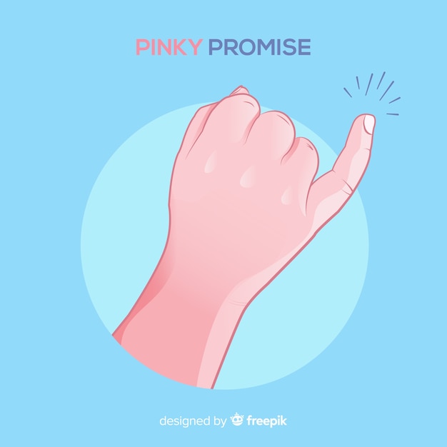 Pinky Versprechen Hintergrund
