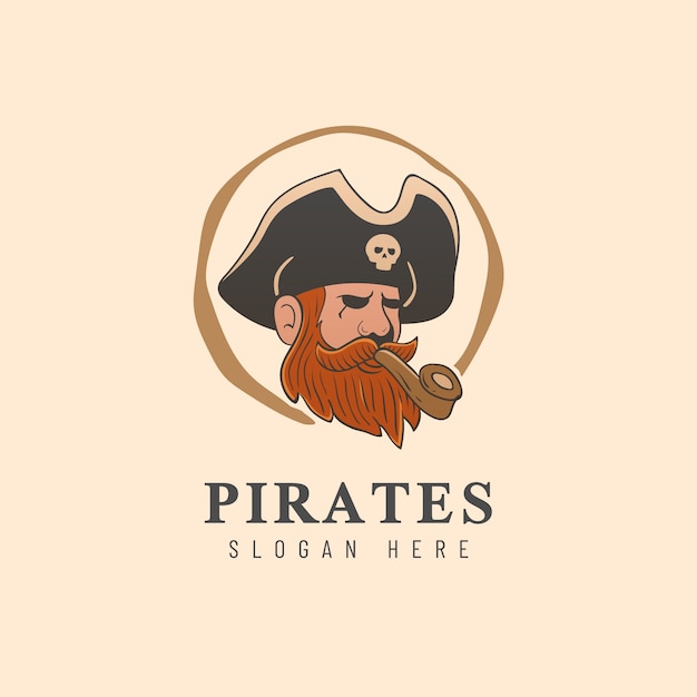 Piraten-logo-template-design