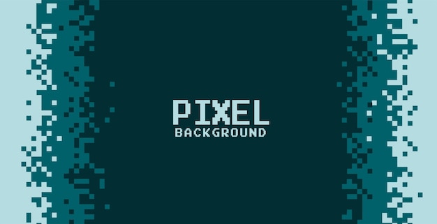 Pixel-hintergrunddesign im spielstil