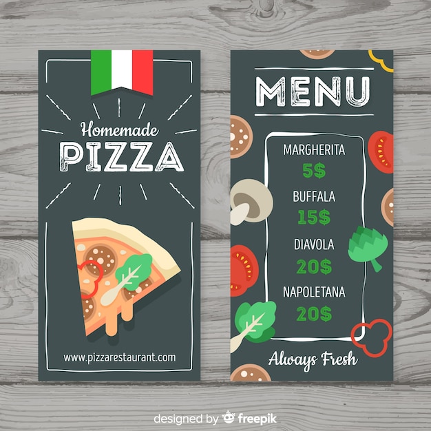 Pizza-flyer-vorlage