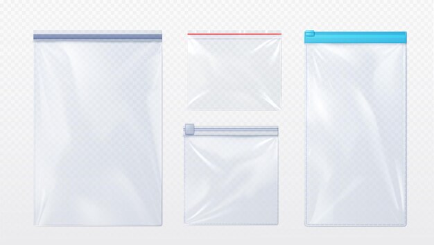 Plastikbeutel mit Zippersperre
